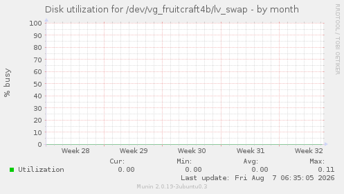 Disk utilization for /dev/vg_fruitcraft4b/lv_swap